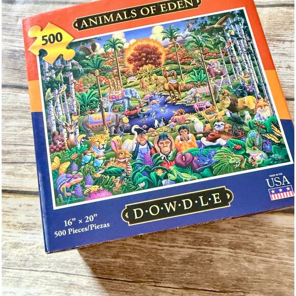 ANIMALS OF EDEN PUZZLE-NEW - Picture 1 of 7